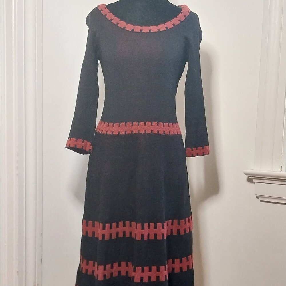 Stunning Taylor Fit and Flare Sweater Dress